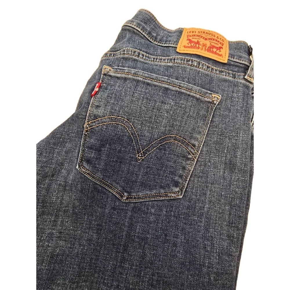Levi‎ Strauss Blue Bootcut Jeans Classic Straight Five-Pocket Size 10 - Picture 3 of 14